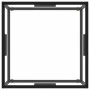 Mesa de centro negra con vidrio templado 60x60x35 cm de vidaXL, Mesas de centro - Ref: Foro24-322871, Precio: 61,01 €, Descue...