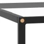 Mesa de centro negra con vidrio templado 60x60x35 cm de vidaXL, Mesas de centro - Ref: Foro24-322871, Precio: 61,01 €, Descue...