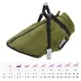 Abrigo perro arnés impermeable reflectante 4XL verde militar de , Ropa para perros - Ref: Foro24-4019898, Precio: 23,52 €, De...