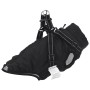 Abrigo para perro con arnés impermeable reflectante L negro de , Ropa para perros - Ref: Foro24-4019909, Precio: 19,78 €, Des...