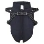 Abrigo perro con arnés impermeable reflectante M azul marino de , Ropa para perros - Ref: Foro24-4019914, Precio: 19,38 €, De...