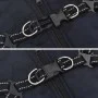 Abrigo perro con arnés impermeable reflectante M azul marino de , Ropa para perros - Ref: Foro24-4019914, Precio: 19,38 €, De...