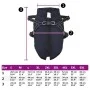 Abrigo perro con arnés impermeable reflectante M azul marino de , Ropa para perros - Ref: Foro24-4019914, Precio: 19,38 €, De...