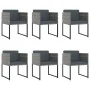 Set de comedor para jardín 11 pzas cojines ratán sintético gris de vidaXL, Conjuntos de jardín - Ref: Foro24-313101, Precio: ...