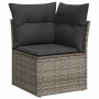 Set de sofás de jardín 7 pzas con cojines ratán sintético gris de , Conjuntos de jardín - Ref: Foro24-3325980, Precio: 468,04...