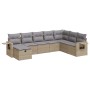 Set de sofás de jardín y cojines 8 piezas ratán sintético beige de , Conjuntos de jardín - Ref: Foro24-3325535, Precio: 531,0...