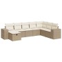 Set de sofás de jardín y cojines 8 piezas ratán sintético beige de , Conjuntos de jardín - Ref: Foro24-3325734, Precio: 577,8...