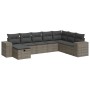 Set de sofás de jardín y cojines 8 piezas ratán sintético gris de , Conjuntos de jardín - Ref: Foro24-3325736, Precio: 524,50...