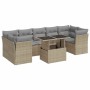 Set de sofás de jardín y cojines 8 piezas ratán sintético beige de , Conjuntos de jardín - Ref: Foro24-3326120, Precio: 561,2...