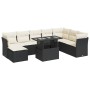 Set de sofás de jardín con cojines 9 pzas ratán sintético negro de , Conjuntos de jardín - Ref: Foro24-3326207, Precio: 570,9...