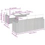 Set de muebles de jardín 6 pzas y cojines ratán sintético gris de , Conjuntos de jardín - Ref: Foro24-3326251, Precio: 469,58...