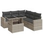 Set de sofás de jardín 6 pzas y cojines ratán sintético gris de , Conjuntos de jardín - Ref: Foro24-3326323, Precio: 466,10 €...