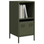 Aparador de acero laminado en frío verde oliva 35x39x73,5 cm de , Aparadores - Ref: Foro24-851356, Precio: 59,01 €, Descuento: %
