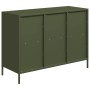 Aparador de acero laminado en frío verde oliva 101,5x39x73,5 cm de , Aparadores - Ref: Foro24-851368, Precio: 175,90 €, Descu...