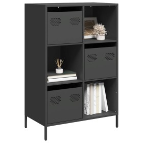 Aparador de acero negro 68x39x103,5 cm de , Aparadores - Ref: Foro24-851406, Precio: 113,98 €, Descuento: %
