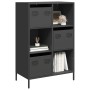 Aparador de acero negro 68x39x103,5 cm de , Aparadores - Ref: Foro24-851406, Precio: 113,98 €, Descuento: %