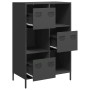 Aparador de acero negro 68x39x103,5 cm de , Aparadores - Ref: Foro24-851406, Precio: 113,98 €, Descuento: %
