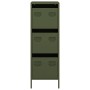 Aparador de acero verde oliva 39x35x103,5 cm de , Aparadores - Ref: Foro24-851404, Precio: 86,27 €, Descuento: %