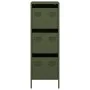 Aparador de acero verde oliva 39x35x103,5 cm de , Aparadores - Ref: Foro24-851404, Precio: 85,50 €, Descuento: %