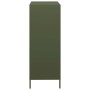 Aparador de acero verde oliva 39x35x103,5 cm de , Aparadores - Ref: Foro24-851404, Precio: 86,27 €, Descuento: %