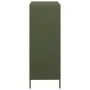 Aparador de acero verde oliva 39x35x103,5 cm de , Aparadores - Ref: Foro24-851404, Precio: 85,50 €, Descuento: %