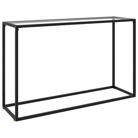 Tempered glass transparent console table 120x35x75 cm by vidaXL, Side tables - Ref: Foro24-322815, Price: 59,70 €, Discount: %