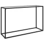 Tempered glass transparent console table 120x35x75 cm by vidaXL, Side tables - Ref: Foro24-322815, Price: 59,70 €, Discount: %