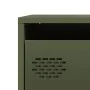 Aparador de acero verde oliva 39x35x103,5 cm de , Aparadores - Ref: Foro24-851404, Precio: 85,50 €, Descuento: %