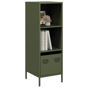 Aparador de acero verde oliva 35x39x103,5 cm de , Aparadores - Ref: Foro24-851380, Precio: 75,64 €, Descuento: %