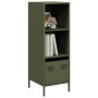 Aparador de acero verde oliva 35x39x103,5 cm de , Aparadores - Ref: Foro24-851380, Precio: 75,64 €, Descuento: %