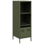 Aparador de acero verde oliva 35x39x103,5 cm de , Aparadores - Ref: Foro24-851380, Precio: 75,64 €, Descuento: %