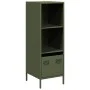 Aparador de acero verde oliva 35x39x103,5 cm de , Aparadores - Ref: Foro24-851380, Precio: 74,26 €, Descuento: %