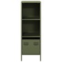 Aparador de acero verde oliva 35x39x103,5 cm de , Aparadores - Ref: Foro24-851380, Precio: 75,64 €, Descuento: %