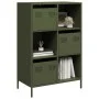 Aparador de acero verde oliva 68x39x103,5 cm de , Aparadores - Ref: Foro24-851410, Precio: 119,38 €, Descuento: %
