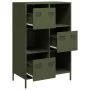 Aparador de acero verde oliva 68x39x103,5 cm de , Aparadores - Ref: Foro24-851410, Precio: 119,38 €, Descuento: %