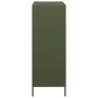 Aparador de acero verde oliva 68x39x103,5 cm de , Aparadores - Ref: Foro24-851410, Precio: 121,19 €, Descuento: %