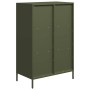 Aparador de acero verde oliva 68x39x103,5 cm de , Aparadores - Ref: Foro24-851410, Precio: 121,19 €, Descuento: %