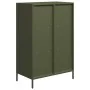 Aparador de acero verde oliva 68x39x103,5 cm de , Aparadores - Ref: Foro24-851410, Precio: 119,38 €, Descuento: %