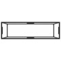 Mesa consola vidrio templado transparente 120x35x75 cm de vidaXL, Mesas auxiliares - Ref: Foro24-322815, Precio: 60,55 €, Des...