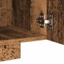 Mueble TV luces LED madera ingeniería envejecida 160x35x40 cm de , Muebles TV - Ref: Foro24-856359, Precio: 122,20 €, Descuen...
