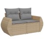 Juego de sofás jardín con cojines 6 pzas ratán sintético beige de , Conjuntos de jardín - Ref: Foro24-3325839, Precio: 388,53...
