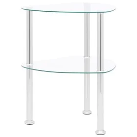 Computer Beistelltisch transparentes Glas 38x38x50 cm von vidaXL, Seitentische - Ref: Foro24-322785, Preis: 34,90 €, Rabatt: %
