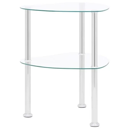 Computer Beistelltisch transparentes Glas 38x38x50 cm von vidaXL, Seitentische - Ref: Foro24-322785, Preis: 34,90 €, Rabatt: %