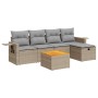Juego de sofás jardín con cojines 6 pzas ratán sintético beige de , Conjuntos de jardín - Ref: Foro24-3325811, Precio: 400,76...