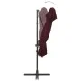 Sombrilla voladiza con cubierta doble burdeos 250x250 cm de vidaXL, Sombrillas - Ref: Foro24-312366, Precio: 161,15 €, Descue...