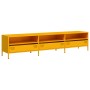 Mueble TV acero laminado en frío amarillo mostaza 202x39x43,5cm de , Muebles TV - Ref: Foro24-851349, Precio: 184,67 €, Descu...
