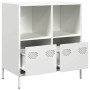 Aparador de acero laminado en frío blanco 68x39x73,5 cm de , Aparadores - Ref: Foro24-851363, Precio: 88,23 €, Descuento: %