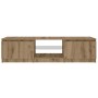 Mueble de TV luces LED madera roble artisan 140x40x35,5 cm de , Muebles TV - Ref: Foro24-856350, Precio: 127,06 €, Descuento: %