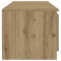 Mueble de TV luces LED madera roble artisan 140x40x35,5 cm de , Muebles TV - Ref: Foro24-856350, Precio: 127,06 €, Descuento: %