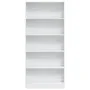 Estantería madera de ingeniería blanco brillo 80x24x176 cm de , Librerías y estanterías - Ref: Foro24-858308, Precio: 97,57 €...